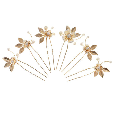 Retro Flower Alloy Hairpin