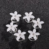 Retro Flower Alloy Inlay Rhinestones Hair Clip 1 Piece