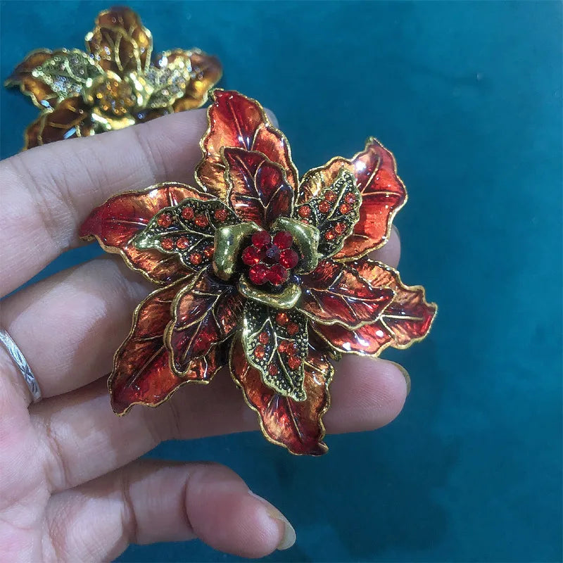 Retro Flower Alloy Plating Unisex Brooches