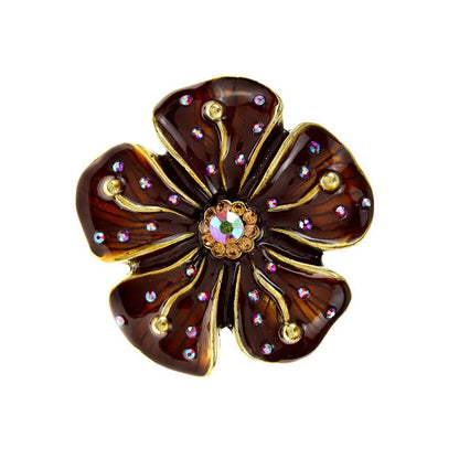 Retro Flower Alloy Plating Unisex Brooches