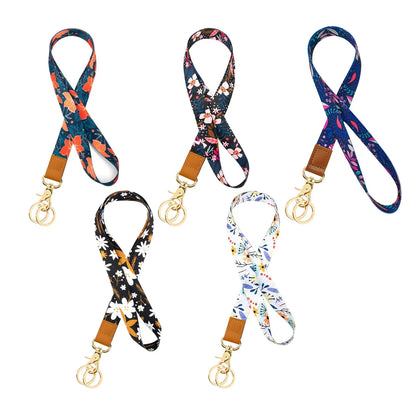 New Fresh And Retro Printing Polyester Card Holder Lanyard