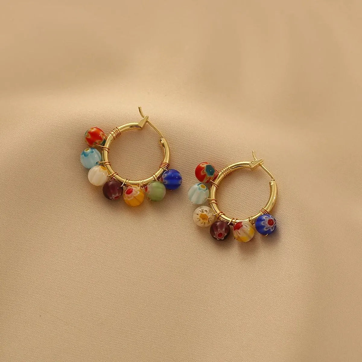 Retro Geometric Alloy Plating Women's Earrings 1 Pair