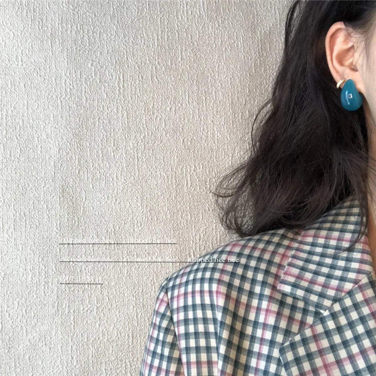 Retro Geometric Alloy Resin Plating Women's Ear Studs