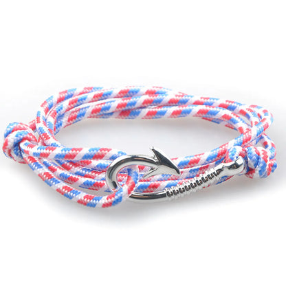 Retro Geometric Anchor Alloy Rope Wholesale Bracelets