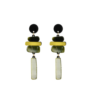 Retro Geometric Arylic Handmade Women's Drop Earrings