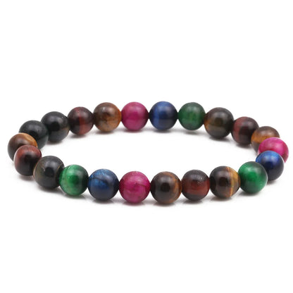 Retro Geometric Natural Stone Beaded Bracelets