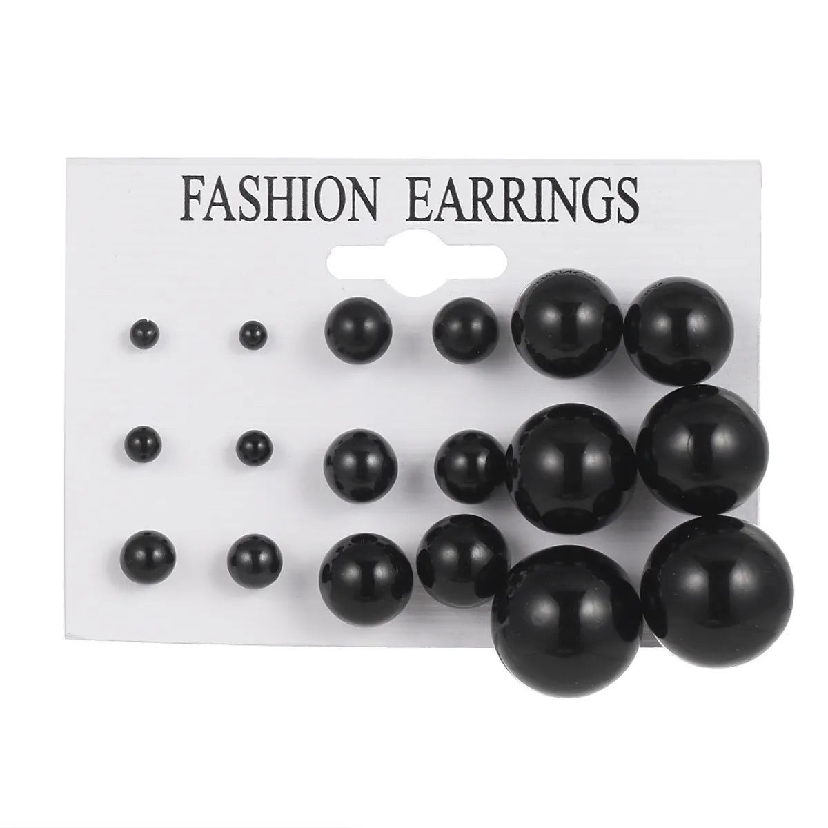 Retro Geometric Pearl Artificial Pearls Women'S Ear Studs 1 Set