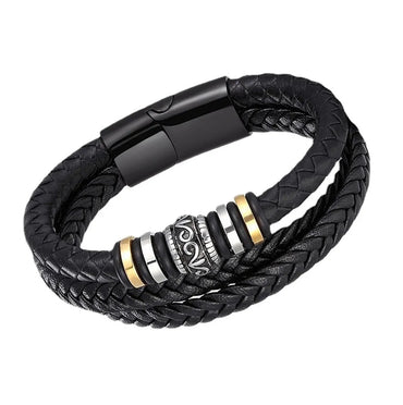 Retro Geometric Titanium Steel Braid Unisex Bracelets