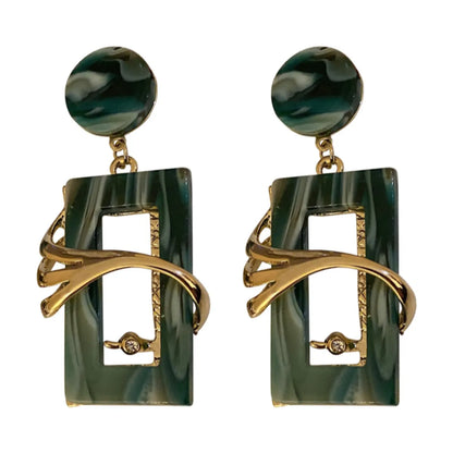 Fashion Geometric Arylic No Inlaid Earrings