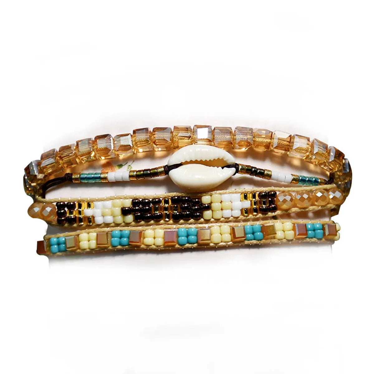 Retro Hand-woven Miyuki Bead Multi-layer Bracelet