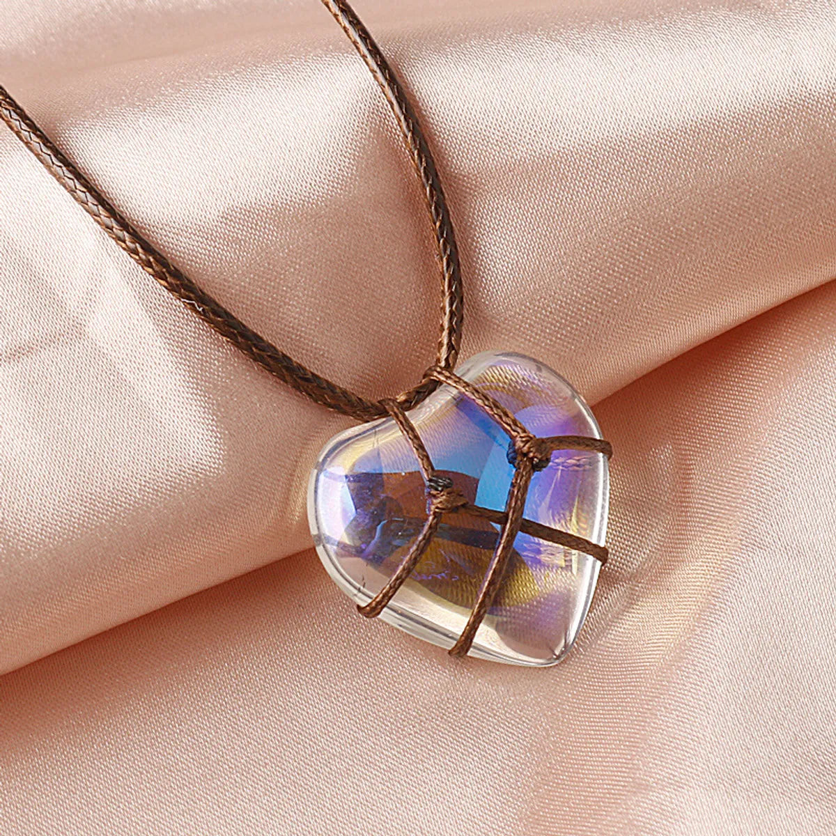 Retro Heart Shape Alloy Plating Women's Pendant Necklace