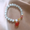 Retro Heart Shape Cat Butterfly Imitation Pearl Resin Copper Inlay Opal Zircon Women'S Bracelets 1 Piece