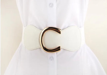 Retro Horseshoe Buckle Girdle Decorative Belt Fashion Wide Belt Wholesale