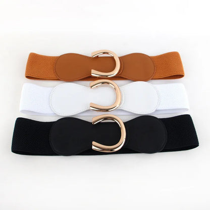 Retro Horseshoe Buckle Girdle Decorative Belt Fashion Wide Belt Wholesale