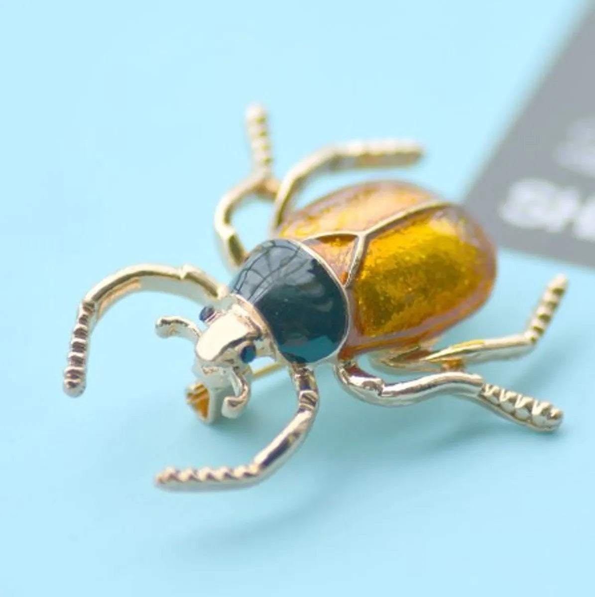 Retro Insect Alloy Enamel Plating Unisex Brooches