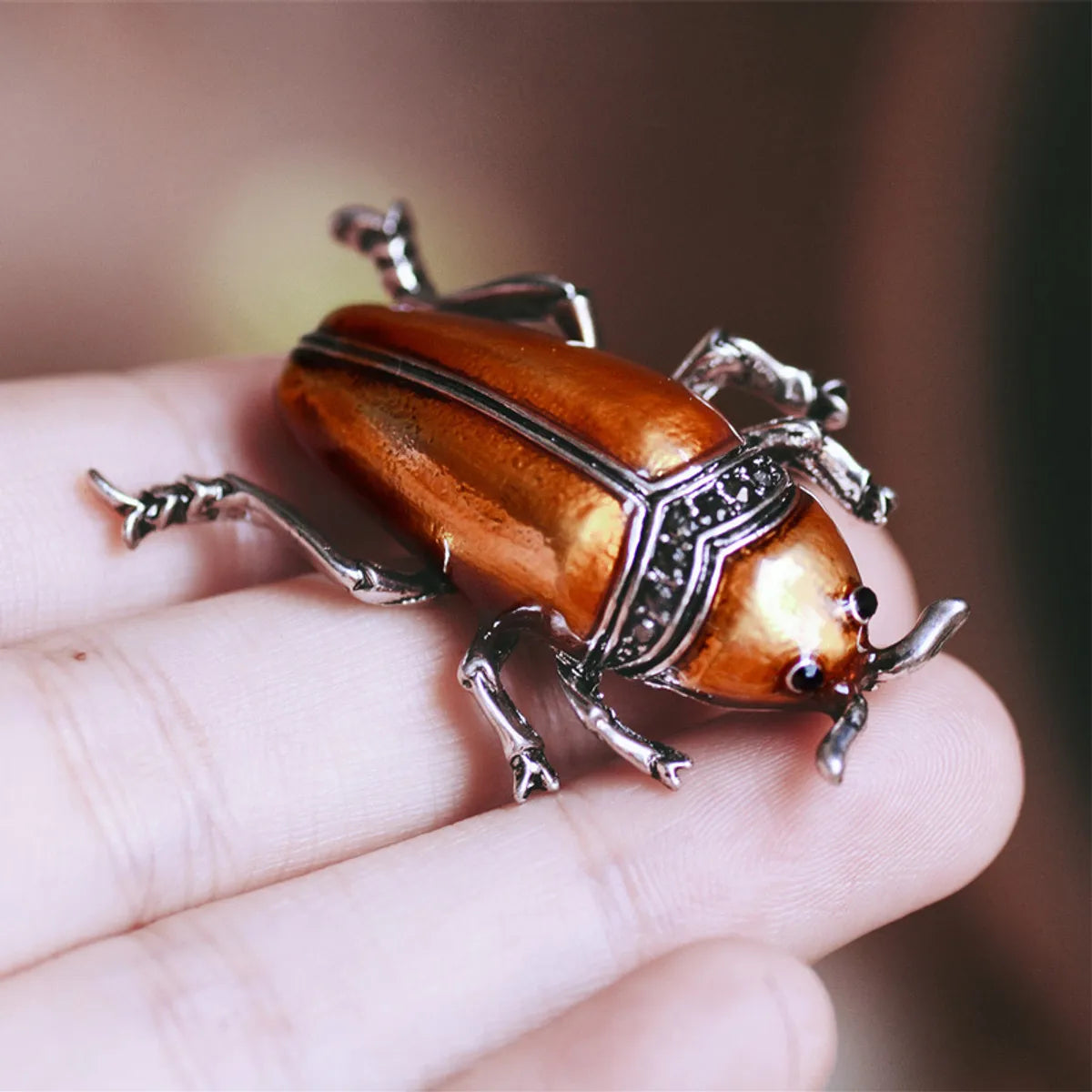 Retro Insect Alloy Enamel Plating Unisex Brooches