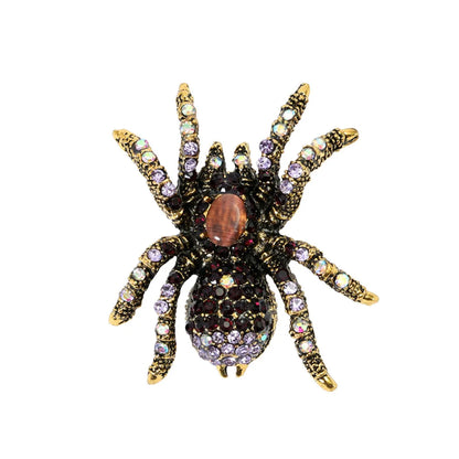 Retro Insect Alloy Plating Inlay Rhinestones Unisex Brooches