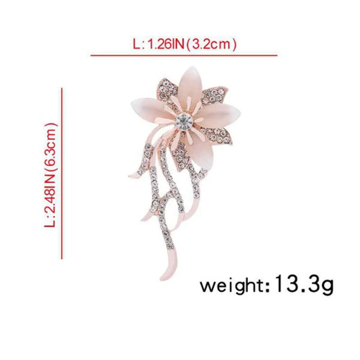 Retro Insect Flower Butterfly Alloy Inlay Artificial Gemstones Women'S Brooches