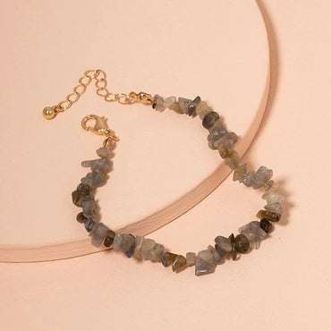 Retro Irregular Gravel Turquoise Bracelet