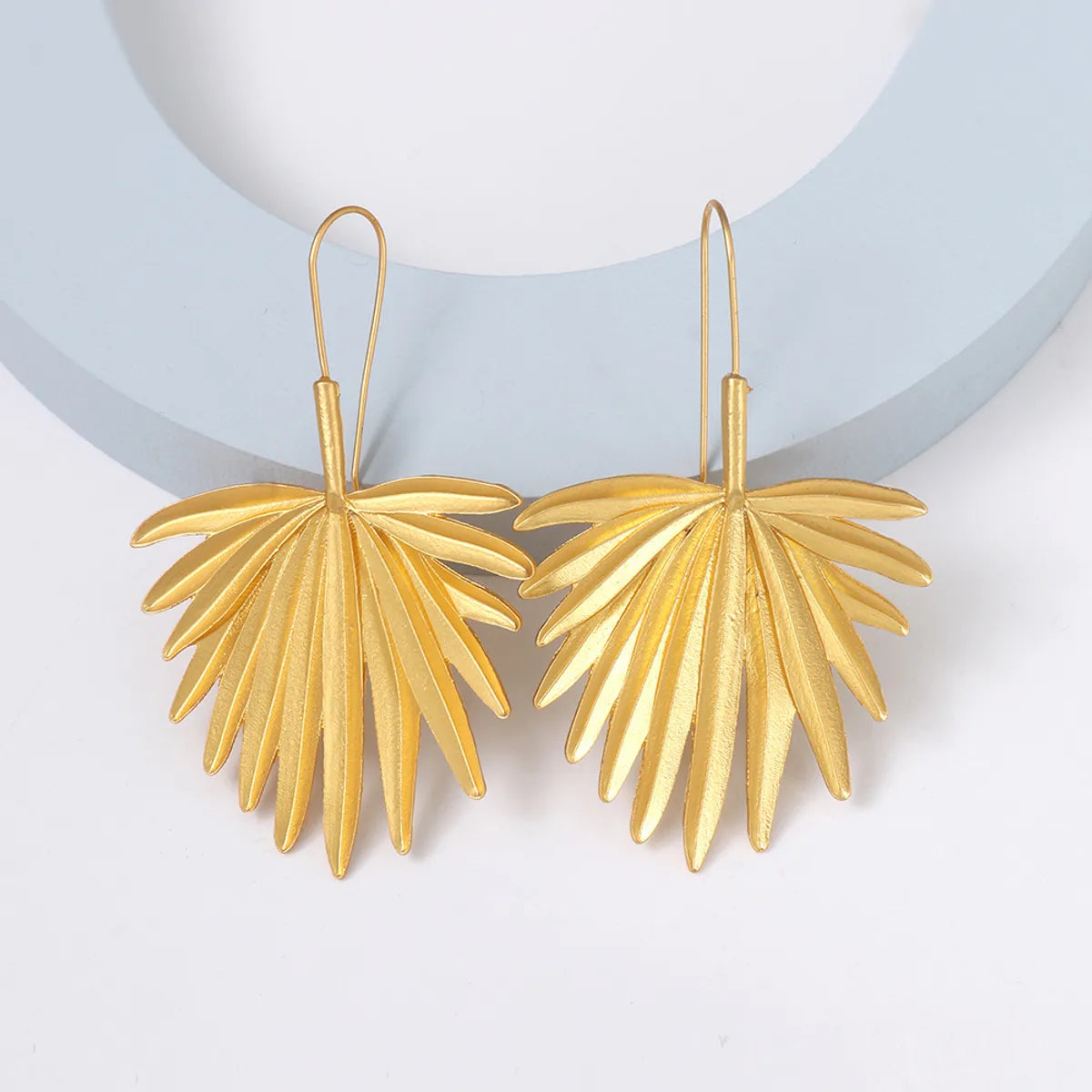 Retro Leaf Alloy Plating Women's Drop Earrings 1 Pair