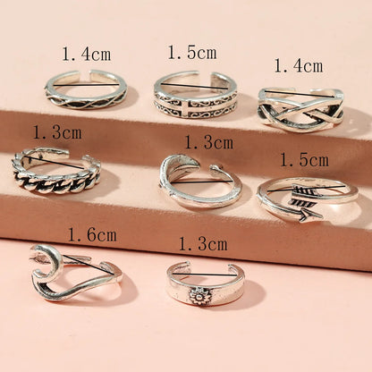 Retro Leaf Alloy Plating Women's Foot Ring