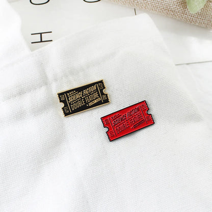 Retro Letter Alloy Enamel Unisex Brooches