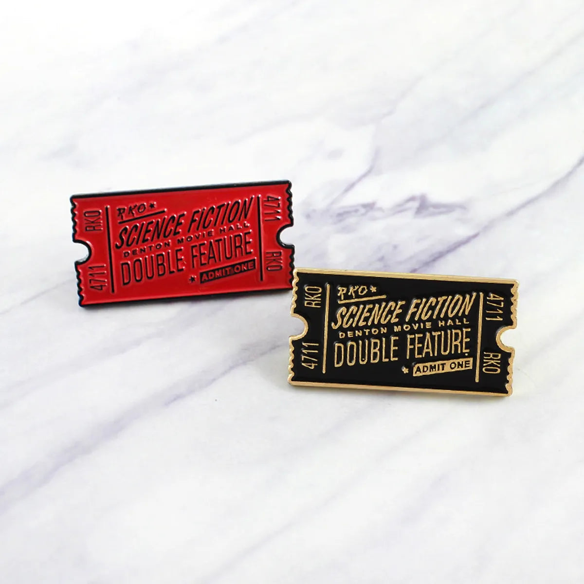 Retro Letter Alloy Enamel Unisex Brooches