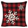 Retro Letter Deer Polyester Pillow Cases