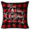 Retro Letter Deer Polyester Pillow Cases