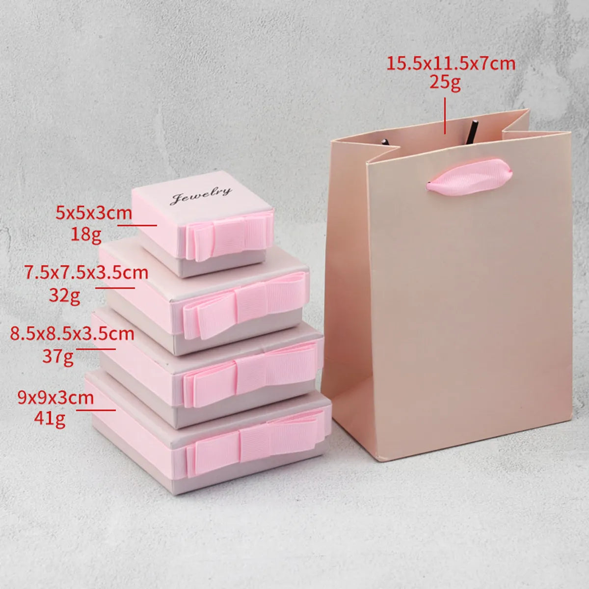 Retro Letter Paper Jewelry Packaging Bags 1 Piece