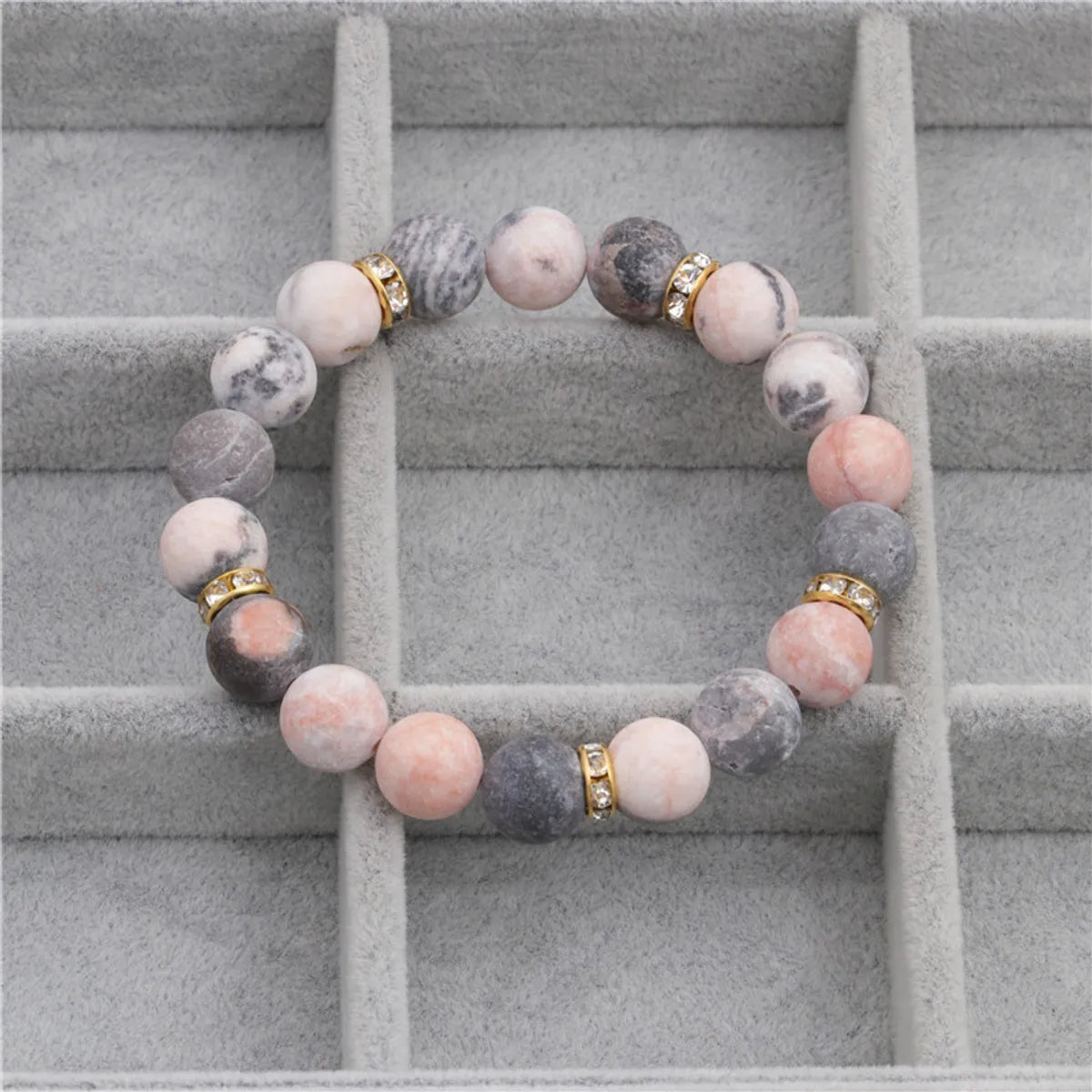 Retro Multicolor Natural Stone Beaded Bracelets