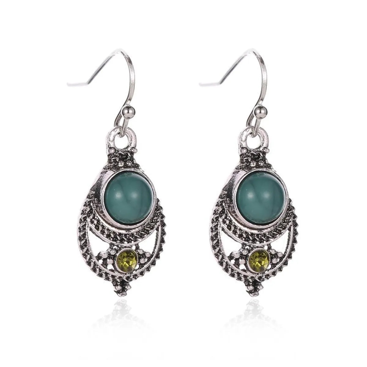 Retro New Retro Openwork Carved Earrings Nhdp145275