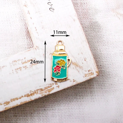 Retro Nostalgic Style Alloy Oil Drop DIY Jewelry Accessories 80 90 S Feeling Bicycle Sewing Machine Camera Pendant