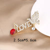 Retro Notes Alloy Inlay Rhinestones Women'S Brooches