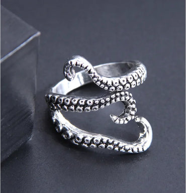 Retro Octopus Alloy Plating Men'S Rings