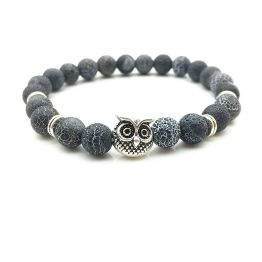 Retro Owl Tiger Eye Bracelets 1 Piece