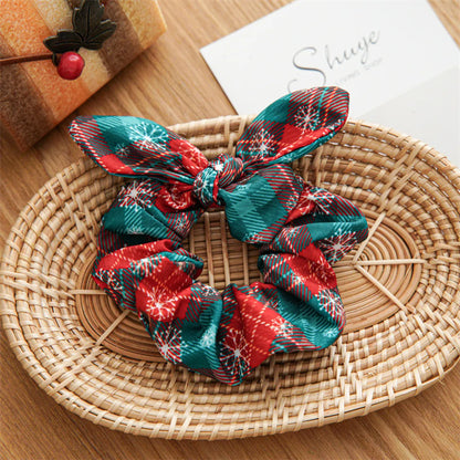 Retro Polka Dots Cloth Handmade Hair Tie