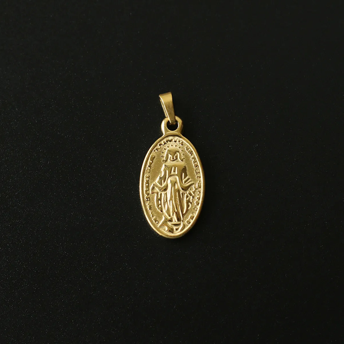 304 Stainless Steel 18K Gold Plated Portrait