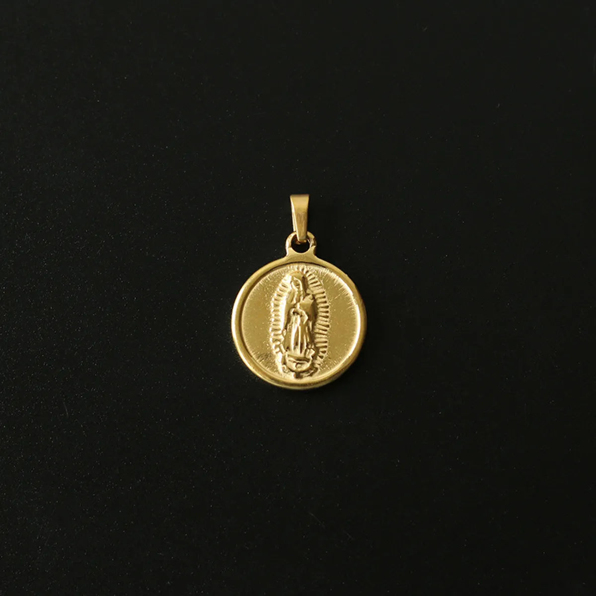 304 Stainless Steel 18K Gold Plated Portrait