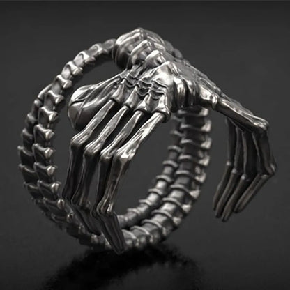 Retro Punk Geometric Alloy Plating Men'S Rings