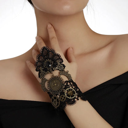 Retro Punk Geometric Lace Women's Bracelets