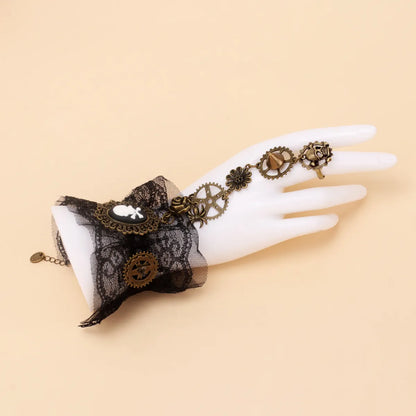 Retro Punk Geometric Lace Women's Bracelets