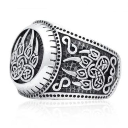 Retro Punk Geometric Metal Plating Men'S Rings