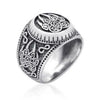 Retro Punk Geometric Metal Plating Men'S Rings