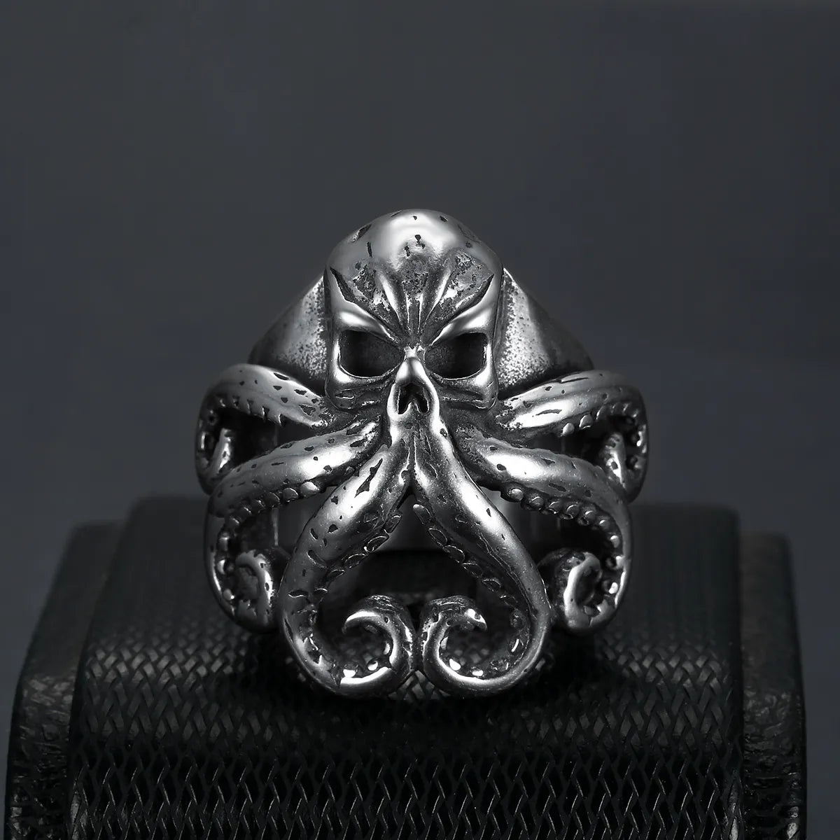 Retro Punk Octopus 304 Stainless Steel Polishing Men'S Rings