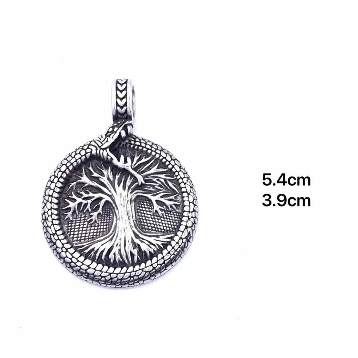 Retro Punk Tree 304 Stainless Steel Men'S Charms Pendant Necklace