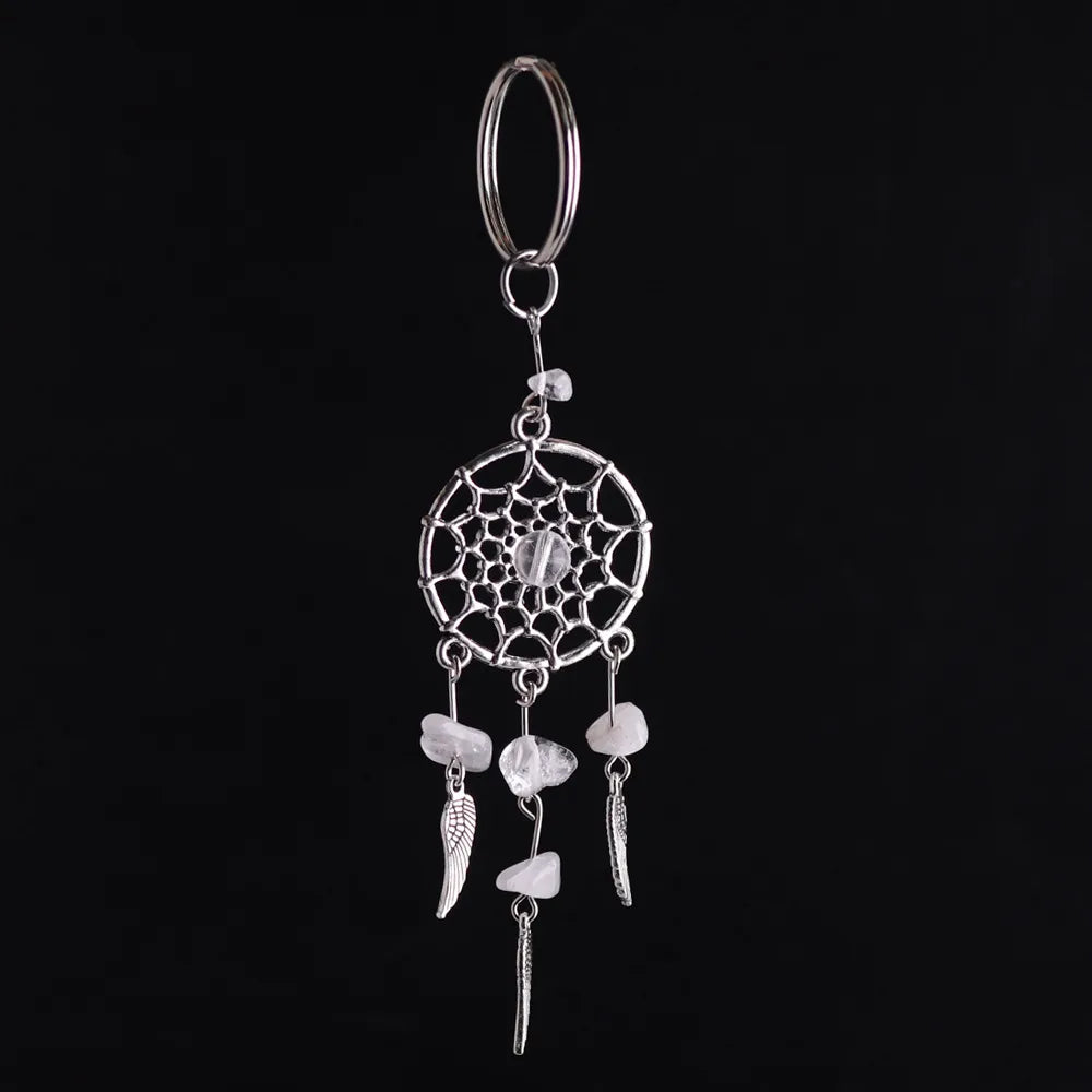 Retro Romantic Spider Web Alloy Unisex Bag Pendant Keychain