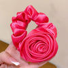 Women'S Retro Rose Cloth Hair Tie