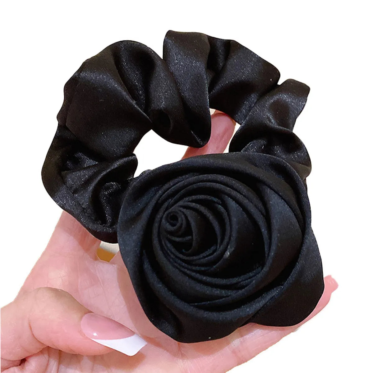 Women'S Retro Rose Cloth Hair Tie