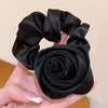 Women'S Retro Rose Cloth Hair Tie